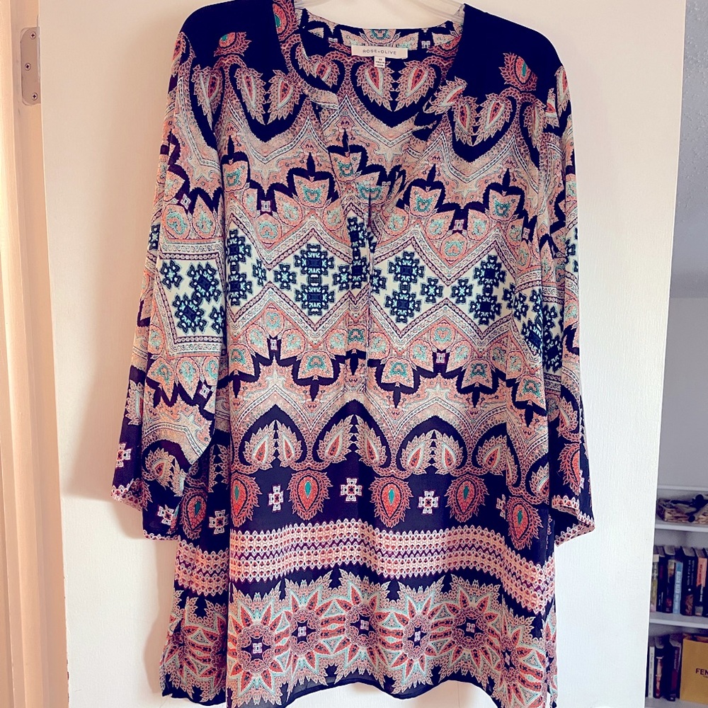 Rose & Olive tunic blouse
